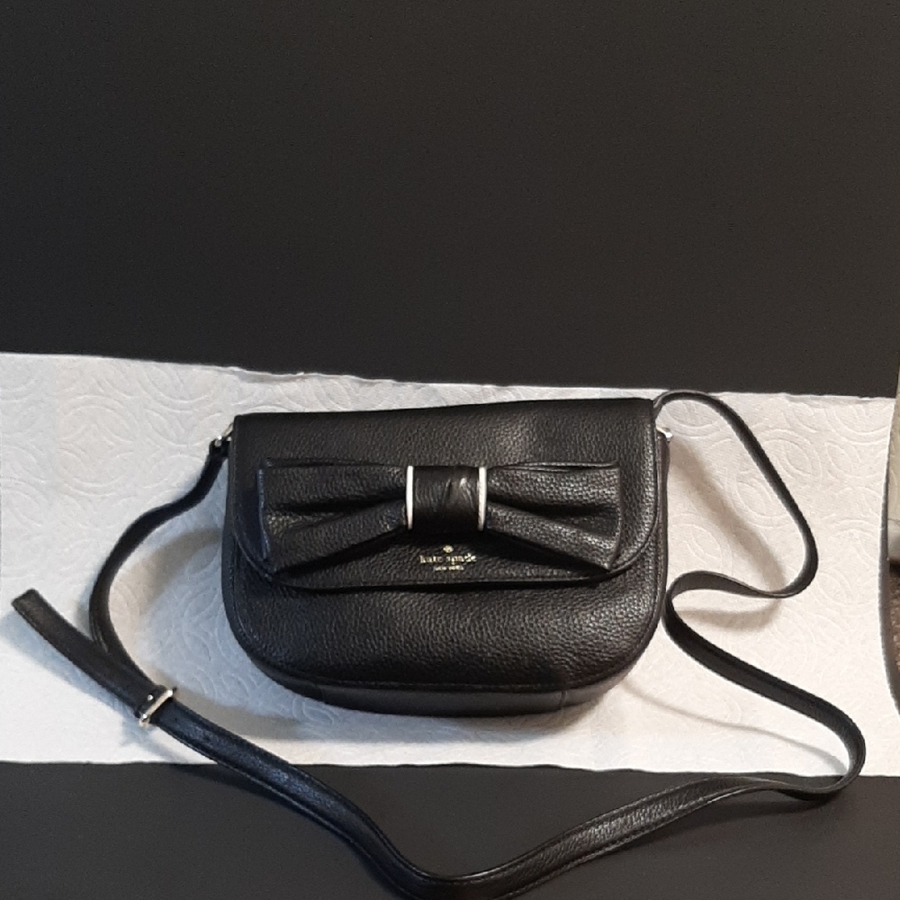 Kate Spade Black Crossbody Bag with Bow Accent. LIKE NEW! Could Be a Great Gift!